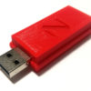 CC2531 USB-Stick mit rotem Gehäuse