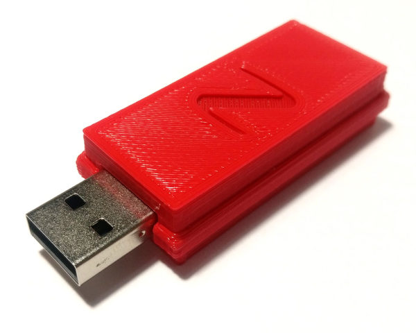CC2531 USB-Stick mit rotem Gehäuse