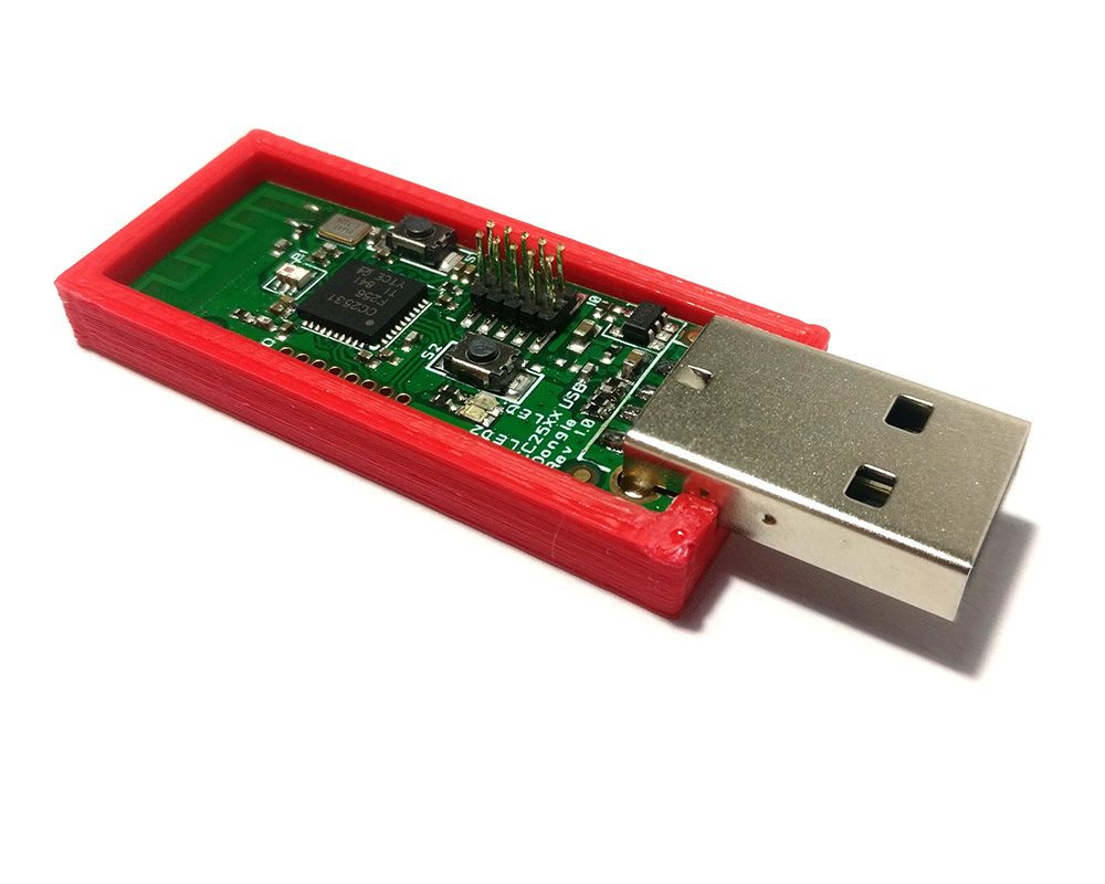 CC2531 ZigBee Coordinator USB-Stick inkl. rotem Gehäuse » elcombri.de